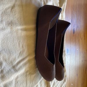 Mink rothys flats size 8